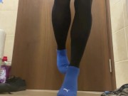 Boy Masturbate Wearing Thigh Socks 12/16