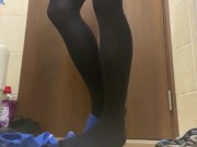 Boy Masturbate Wearing Thigh Socks 13/16