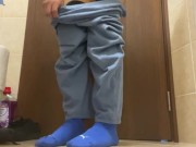 Boy Masturbate Wearing Thigh Socks 7/16
