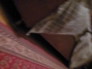 I sniff my panties and jerk off with a tampon in my ass 1/16