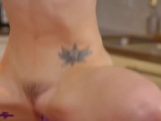 Petite Babe Enjoys Sensual Lesbian 3some 14/16