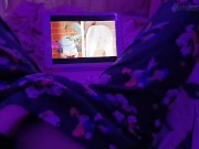 Rating hentai based on how fast they make me cum by touching my pussy pov 3/16