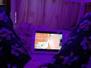 Rating hentai based on how fast they make me cum by touching my pussy pov 5/16