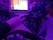 Rating hentai based on how fast they make me cum by touching my pussy pov 9/16