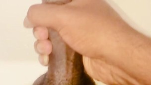 Sri Lankan big black dick handling