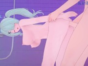 Tsuchinaga Hiyori and I have intense sex in a love hotel. - Blue Archive Hentai 14/16