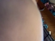 BBW step sister with huge tits rides me 10/16
