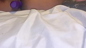 Ebony Having Fun with Her Toys