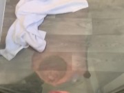 Cum on shower screen clean up 15/16