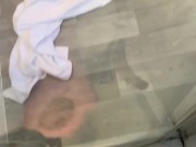 Cum on shower screen clean up 5/16