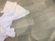 Cum on shower screen clean up 6/16