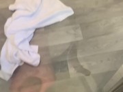 Cum on shower screen clean up 7/16