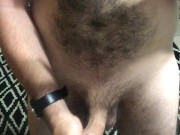 Intense orgasm in convulsions, cumming on hairy body 4/16