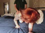 Step brother caught me playing with my pussy and cums on my face 12/16