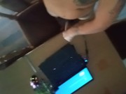 I cum my stepsister computer after she went for running 9/16