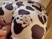 Rubbing Cock on Stepsister's Big Ass in Short Pajama Shorts 6/16