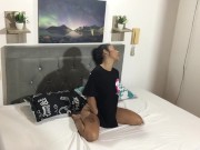 My hot girlfriend makes horny video masturbating for me 4/16