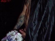 a blowjob in a dark forest with a monster 11/16