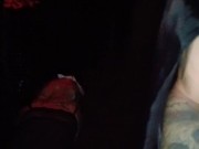 a blowjob in a dark forest with a monster 16/16