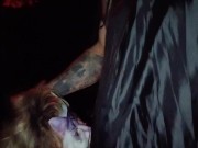 a blowjob in a dark forest with a monster 7/16