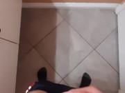 Playing with my hard cock 12/16