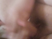 Playing with 12 inch dildo 13/16