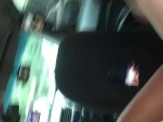 Hot girls have sex in a taxi on the way home 12/16