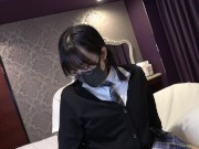 始めはノリ気じゃなかったメガネをかけた地味なJ〇はデカチンポでイキまくって最後はだいしゅきホールドで中出しを許してしまう 3/16