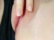 corriendose el panty, coño recien depilado 11/16