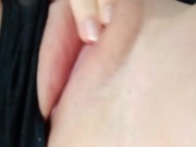 corriendose el panty, coño recien depilado 12/16