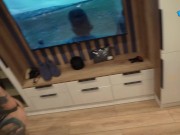 The Invisible Man came to my place again and fucked me and my roommate! part 2 2/16