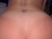 MILF Rides Big Uncut Cock Covering it in Her Cum in Reverse Cowgirl! Onlyfans Snookybaby28 8/16