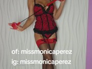 Hot mommy on stockings high heels 8/16