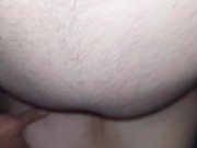 I fuck my wife from behind and creampie her. 15/16