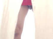 Playing with neighbors new wash clothes 4/16