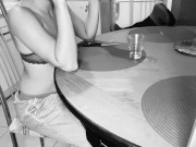 Gorge profonde d’une française ! Elle suce comme une Chienne 💦 15/16