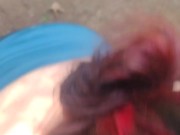 Pissing and Sucking  Outdoors 14/16