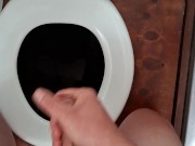 A stroll through the forest into the outdoor toilet for an immaculate ejaculation 14/16