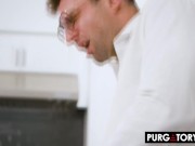 PURGATORYX Interviewing and throat fucking the cute new blonde babysitter Coco Lovelock 16/16