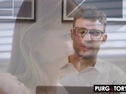 PURGATORYX Interviewing and throat fucking the cute new blonde babysitter Coco Lovelock 2/16