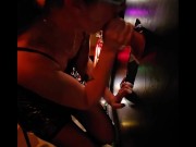 Dirty_Ruth sucks a cock in the gloryhole at a 1920's Halloween house party 7/16