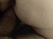 Sexy petite Victoria Squeeze slides her panties to side and rides my thick cock reverse cowgirl pov 5/16