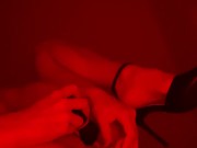 Horny wet girl in high heels cums powerfully from dildo and vibrator. Real orgasm of a sporty girl 11/16