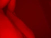 Horny wet girl in high heels cums powerfully from dildo and vibrator. Real orgasm of a sporty girl 5/16