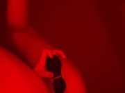 Horny wet girl in high heels cums powerfully from dildo and vibrator. Real orgasm of a sporty girl 8/16