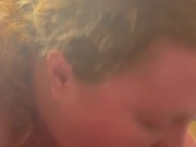 Sucks me till I cum in her mouth