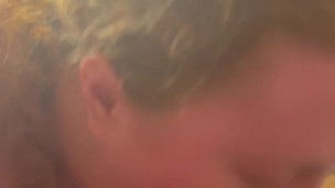 Sucks me till I cum in her mouth