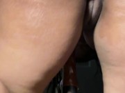 Ebony ahowing her new plug 3/16