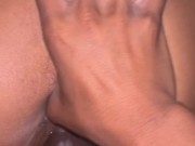 Slut love getting both holes stuffed 😩🫵🏽🍦 Full video on onlyfans!! 7/16