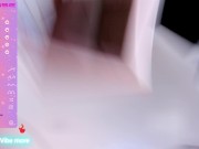 Fit girl shows her pussy in a blue thong to her fans 16/16